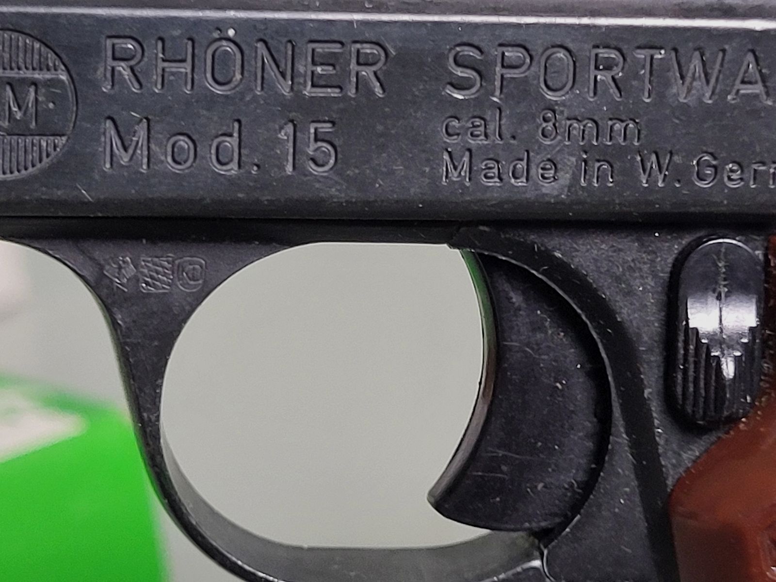 Pistole -Rhöner Mod. 15 Sportwaffe - W. Deutschland 1983 Bj. - Komplett