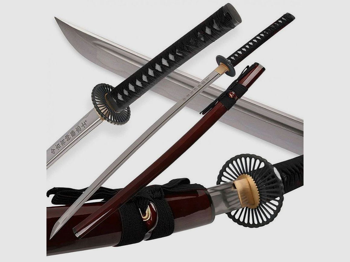 Katana Practical Chokuto mit Gravur