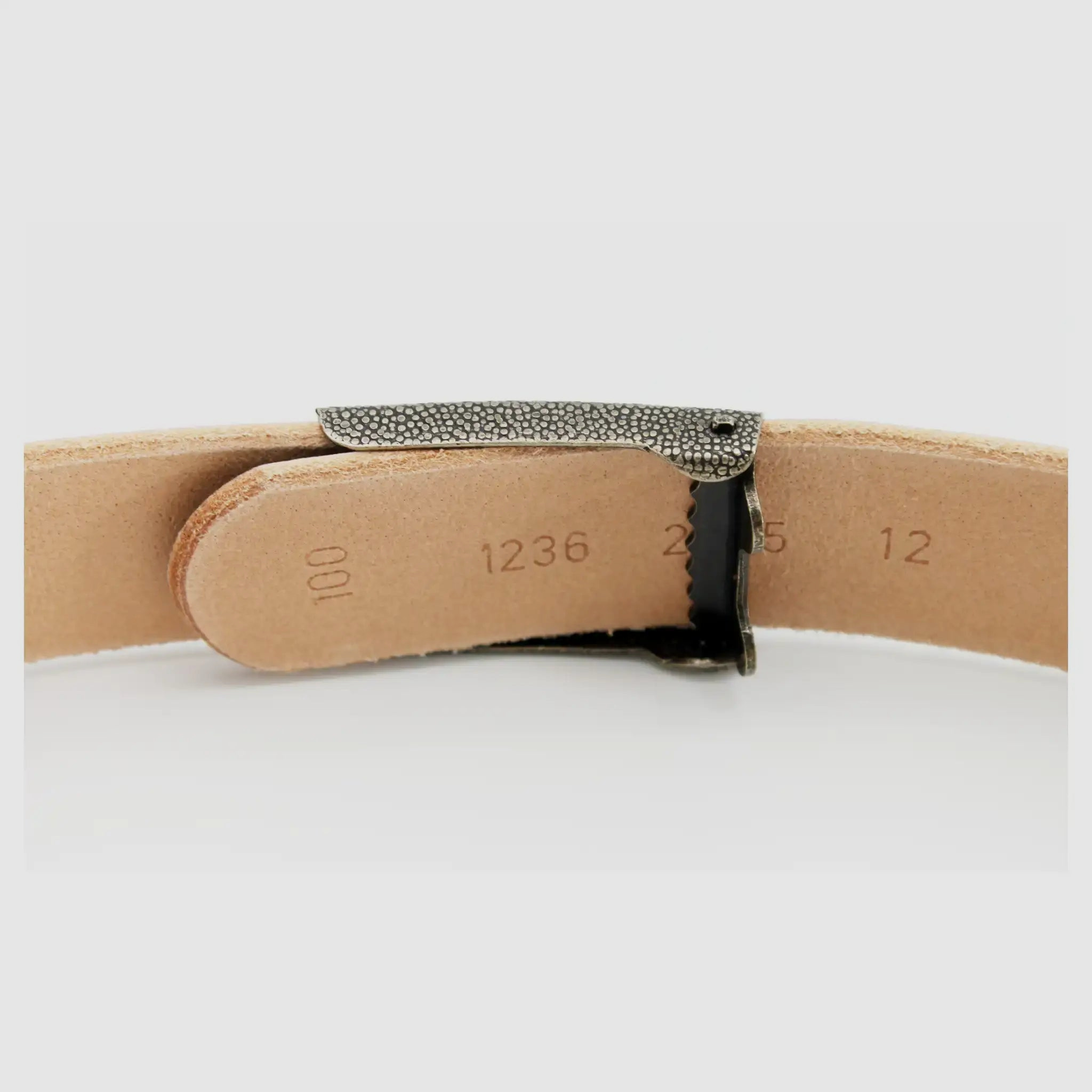 Home Home Bundeswehr Pants Belt Leather according to TL Army and Air Force - Used / 90 cm