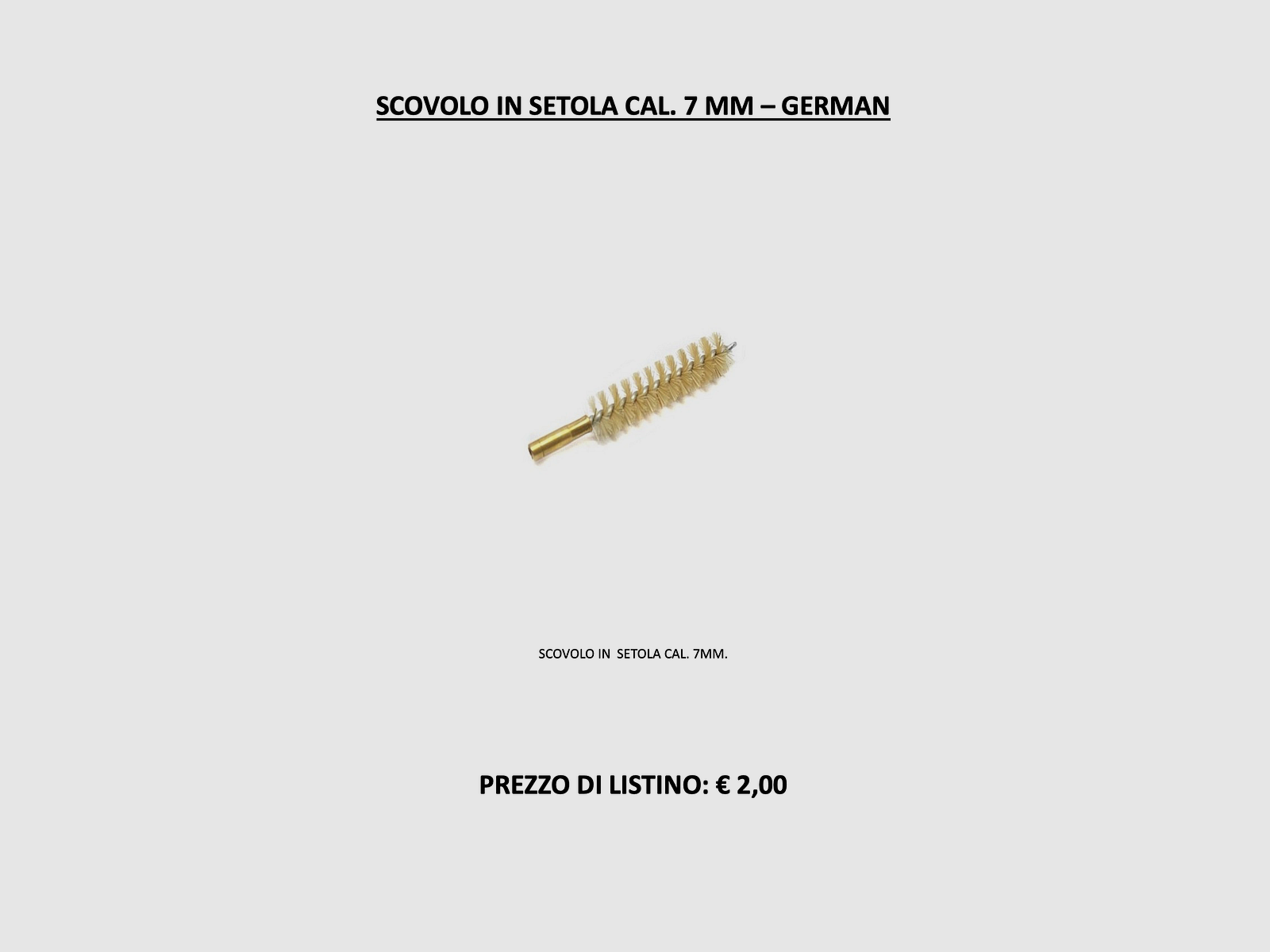 DEUTSCH – BÜRSTENSET FÜR Kal. 7MM, Bild 2 von 2