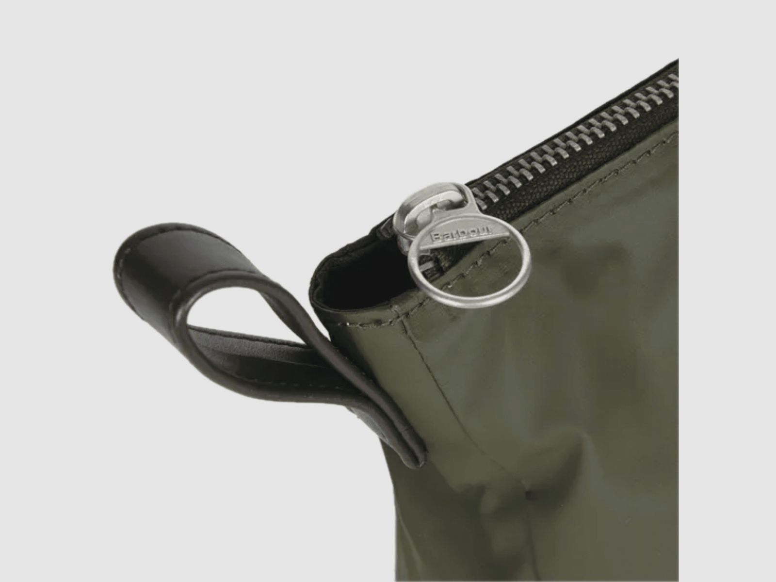 BARBOUR Washbag Oliv Kulturbeutel mit Handtuch