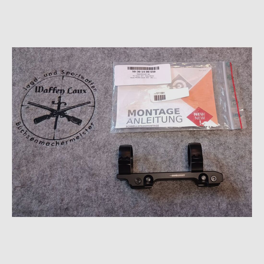 INNOGUN Innomount Montage QD Sauer 404 Ring 30mm