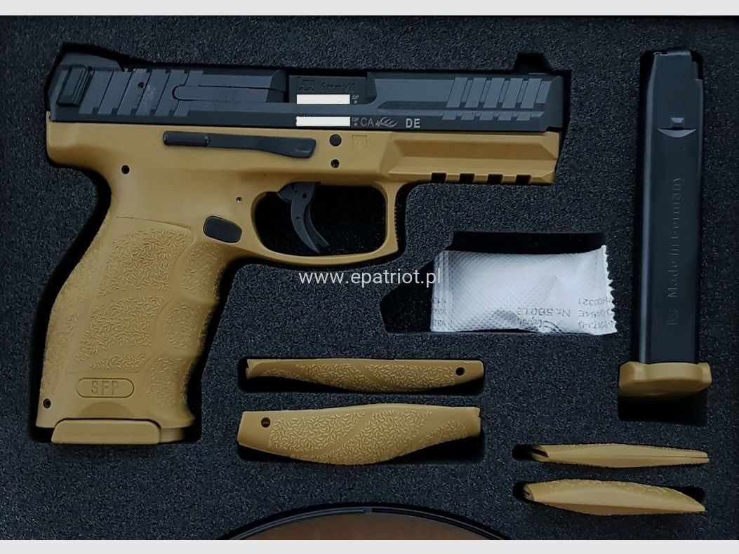 HK SFP9 SF PB RAL8000 pistolet cal. 9x19mm