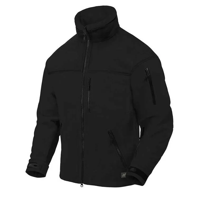 Helikon-Tex - Bluza taktyczna CLASSIC ARMY - Fleece Windblocker - Czarna