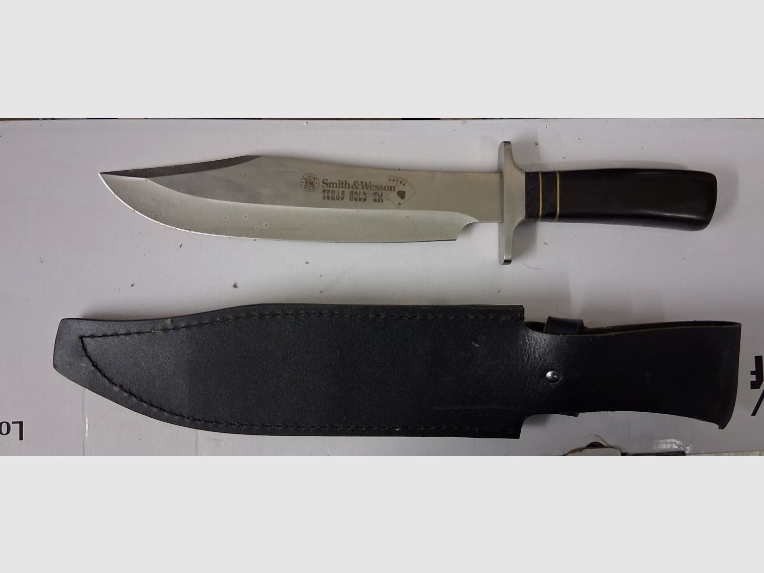 Smith and Wesson Bowie Texas Hold'em Limited