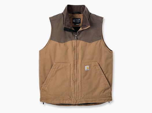 Carhartt Montana Duck Weste, Herren, Carhartt brown/coffee, S