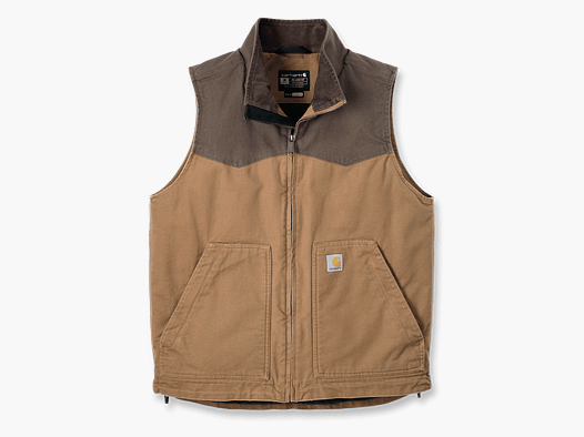 Carhartt Montana Duck Weste, Herren, Carhartt brown/coffee, S