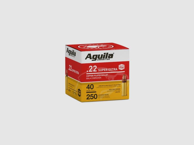 Aguila Super Extra High Velocity .22 LR 40GR LRN SP 250 Patronen
