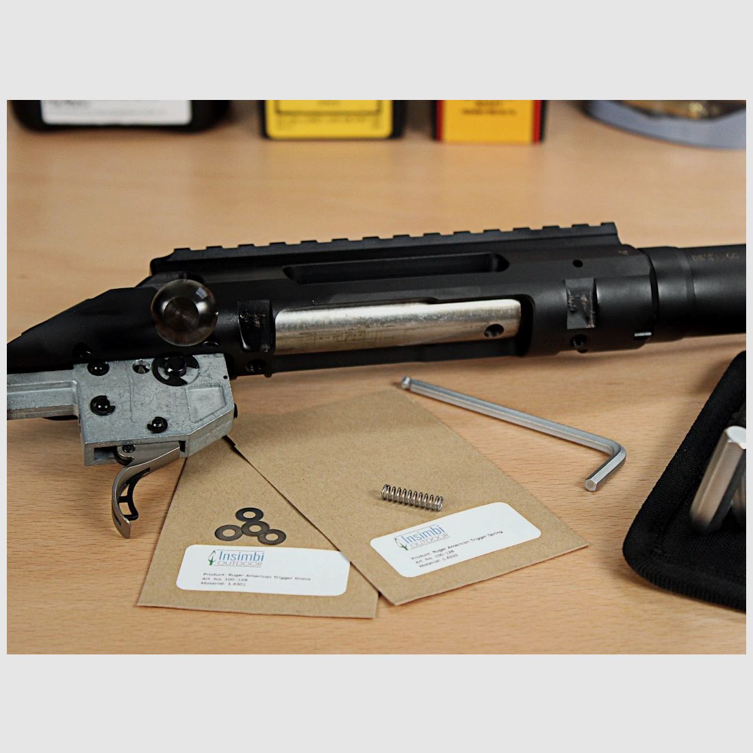Ruger American Abzugsfeder - ~34% Abzugsgewichtsreduzierung - Made in Germany