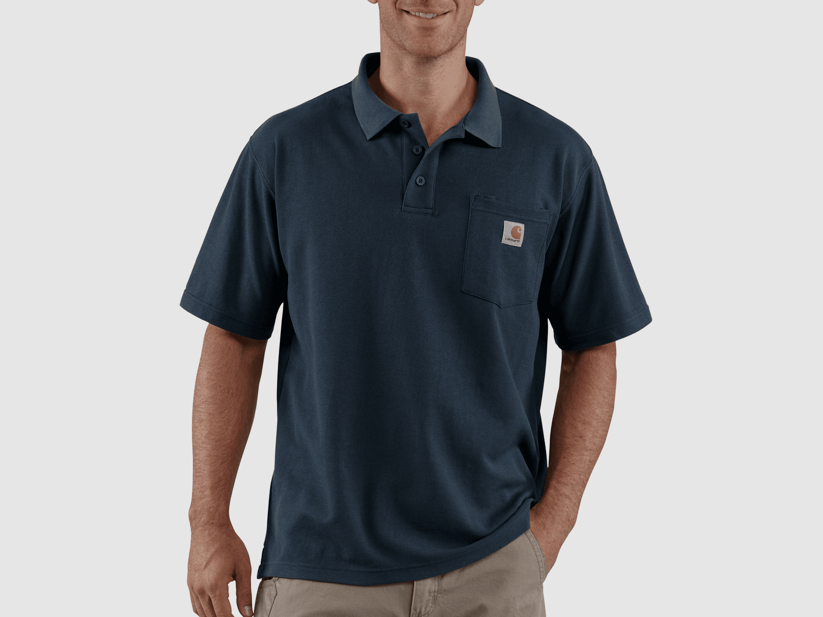 Carhartt Loose Polo Men Navy XL