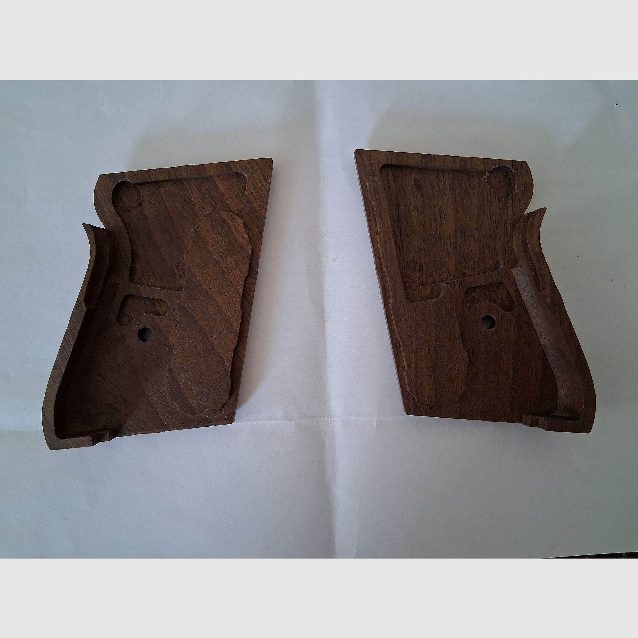 Poignées en bois pour Reck PK 800 (comme neuf), avec logo Reck