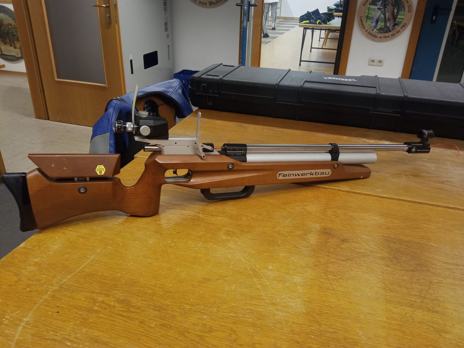 Used air rifle FWB 700 wood.