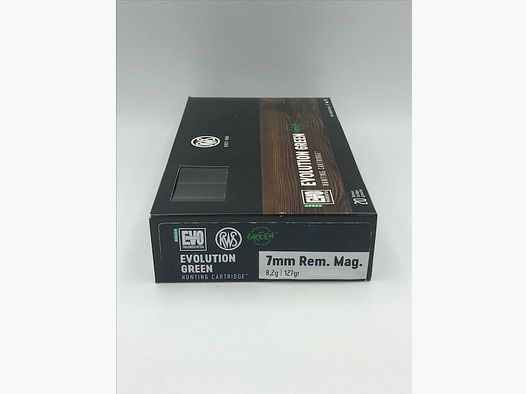 RWS Büchsenmunition 7mm Rem. Mag. Evo Green 8.2G.