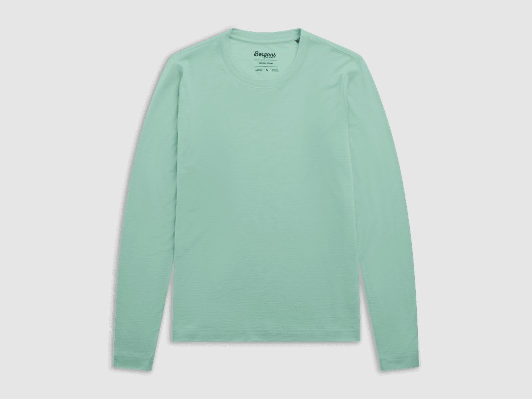 Bergans Merino Long Sleeve Women Mint Crush L