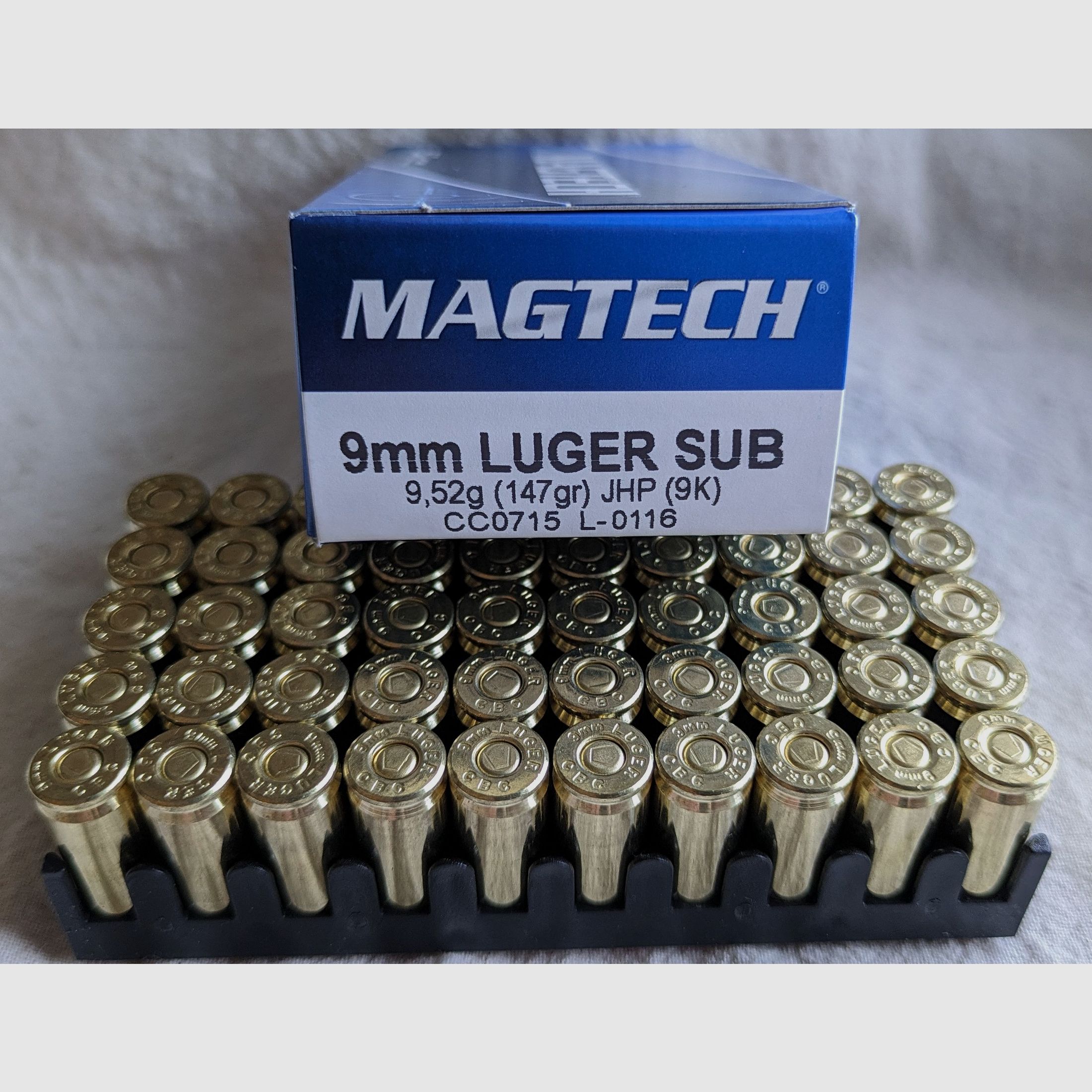 Magtech 147 grs 9mm Luger JHP SUB  °°°°°°°°°°°°°°°°°