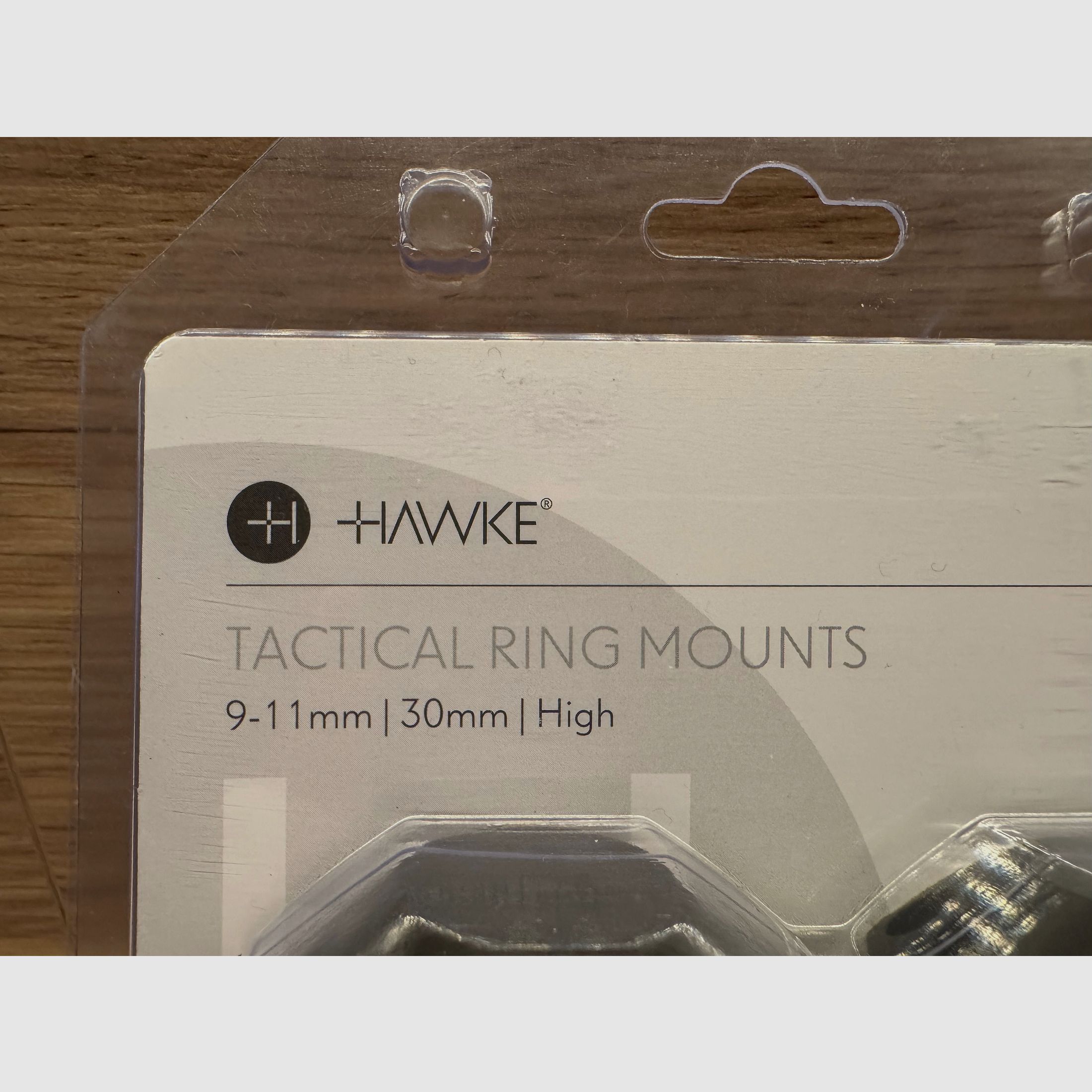 HAWKE Tactical scope mount for 9-11 mm prism rail 30 mm central tube - High version