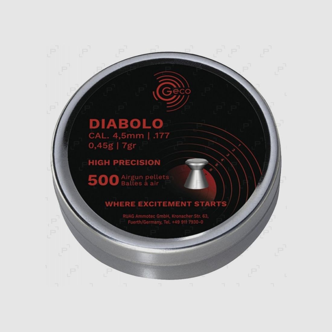 Loodkogels met rok 4,50 mm GECO DIABOLO