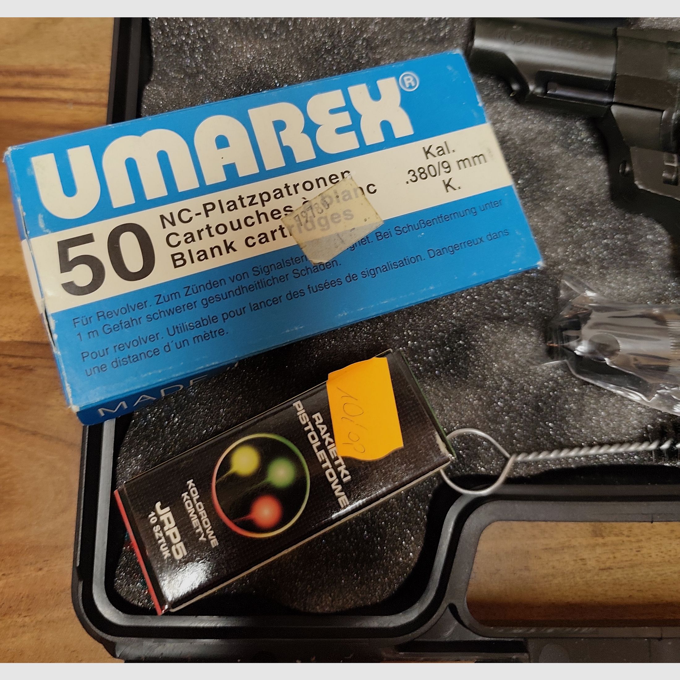 Röhm RG 89 PTB 451 schwarz brüniert + Umarex Munition + Pyro