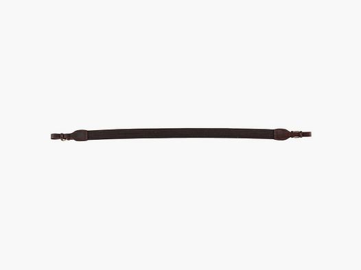 Rifle sling made of non-slip canvas and leather