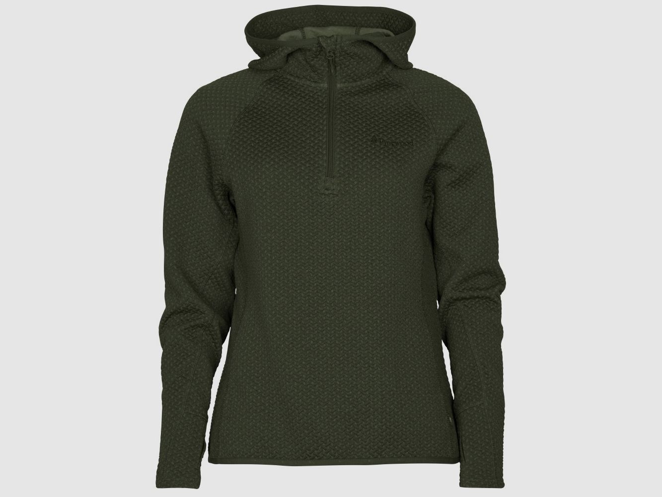 Pinewood Everyday Travel Hoodie D.Green Mel