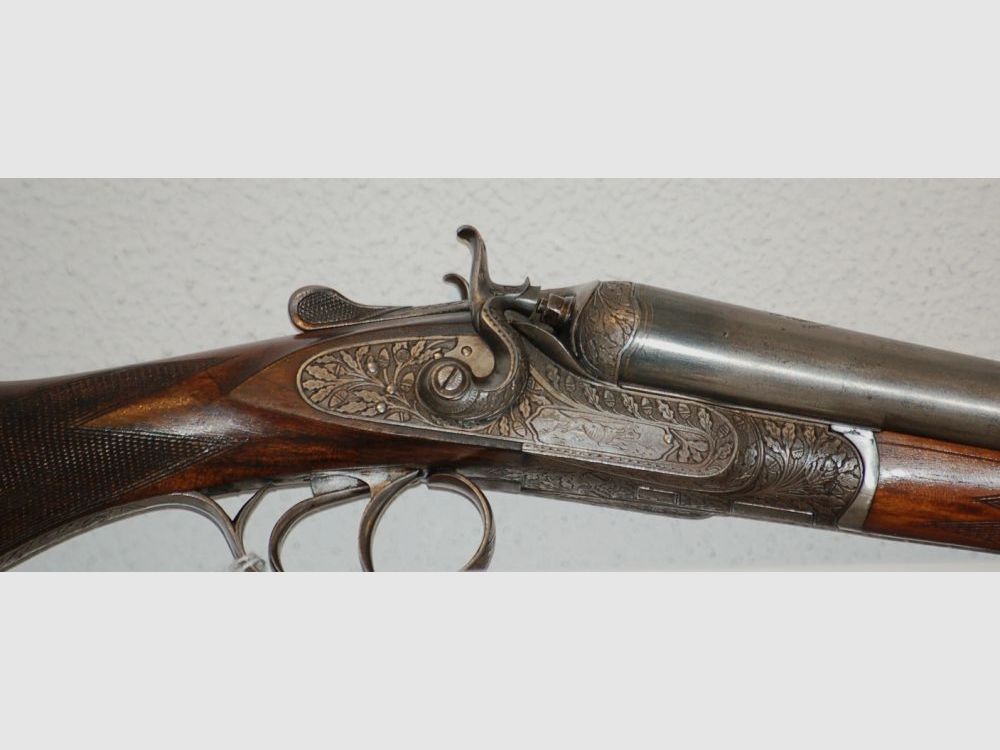 Belgian double-barreled shotgun