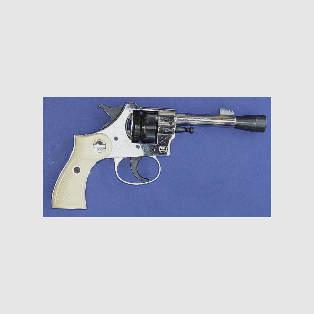 Röhm Revolver RG 9 verchromt 6 mm - PTB 46-69 - sehr selten