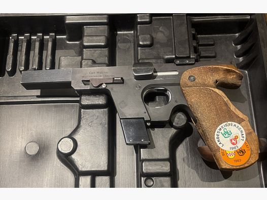 Walther GSP Caliber 32 S&W long WC , etwas für Sammler die 4. Waffe der Fertigung Seriennummer1004