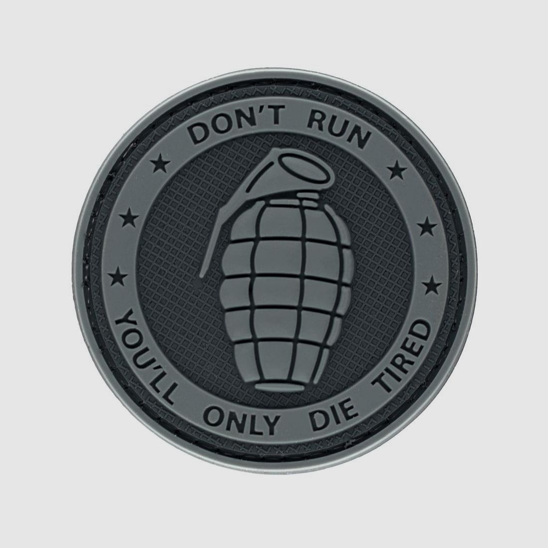 Don´t Run Patch Schwarz