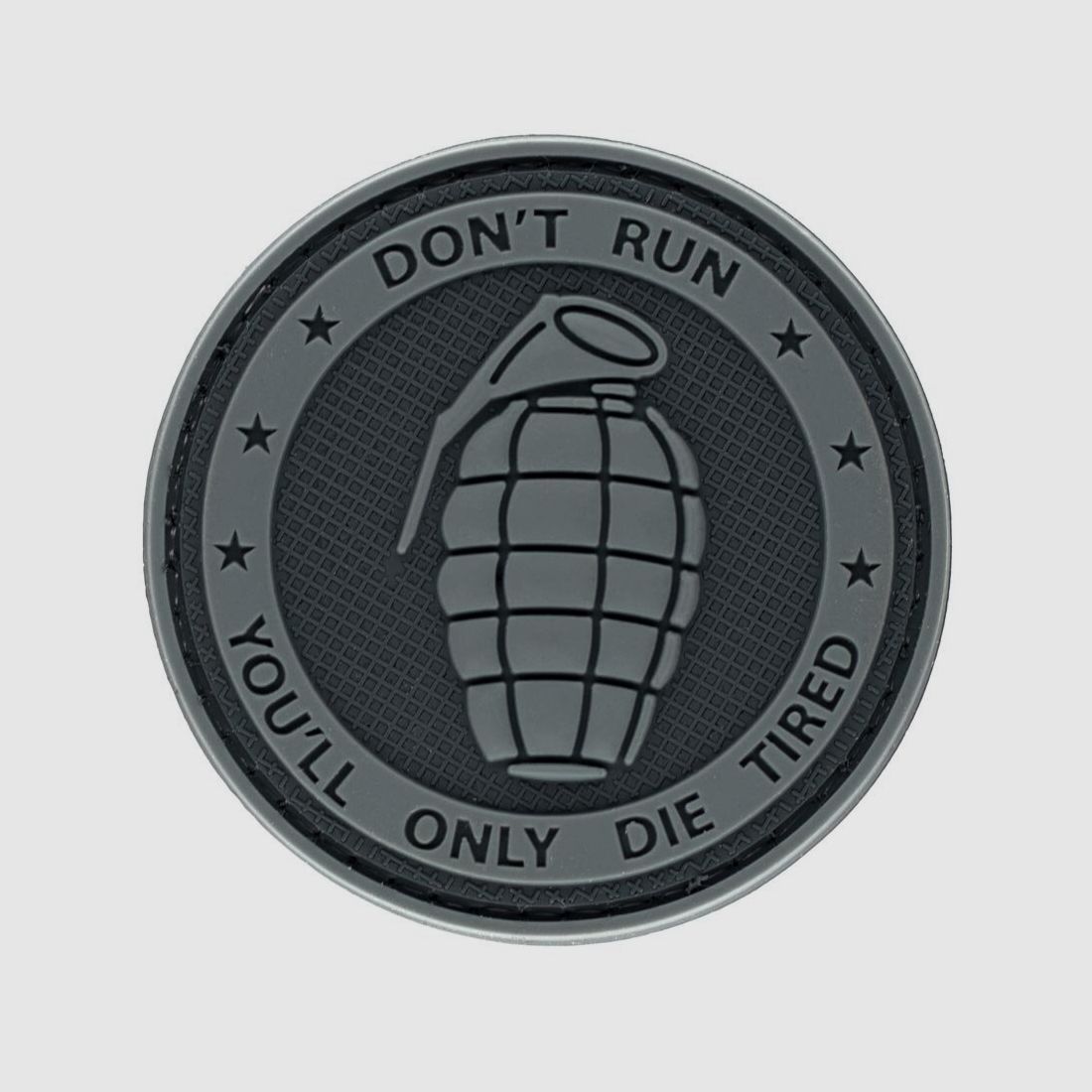 Don´t Run Patch Schwarz
