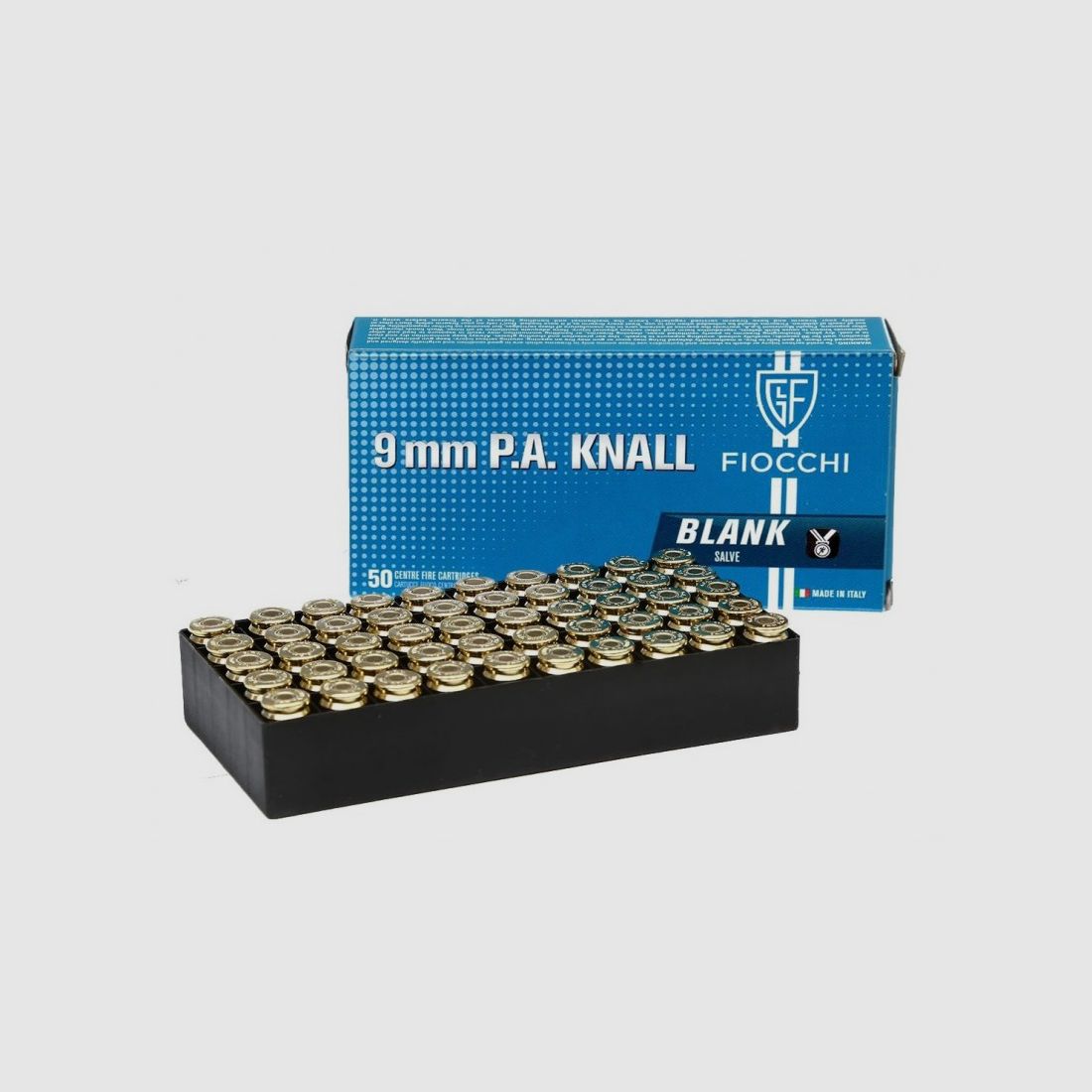 FIOCCHI 9 mm P.A. Knallmunition