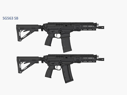 SIG SAUER SG563 SB SPORT - .223 Remington - UVP: 5.009,90 €