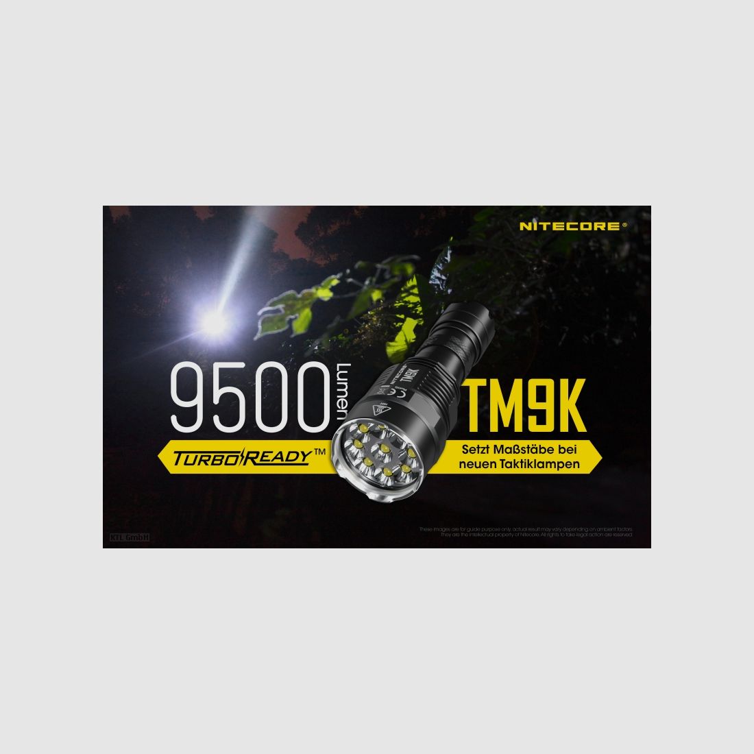 Nitecore TM9K Taschenlampe TM9K 9500 Lumen