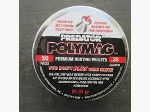 JSB Predator Polymag Pellets 9mm (.35) | 81.01 grains