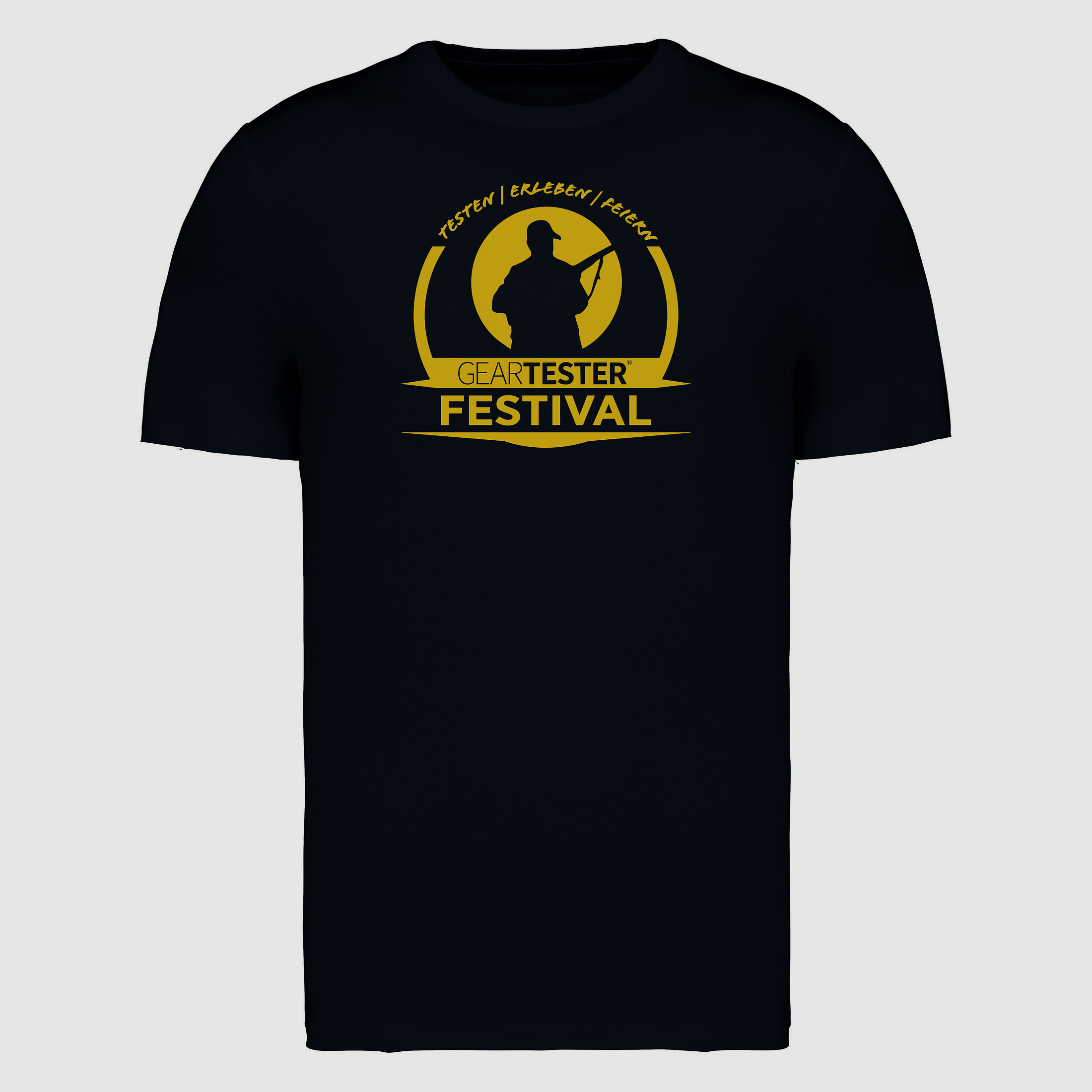 Geartester Festival Bio T-Shirt, großes Logo