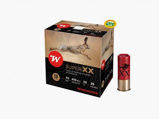 WINCHESTER cartridges Super XX cal.12 gr.35 pb.4 special wood pigeon