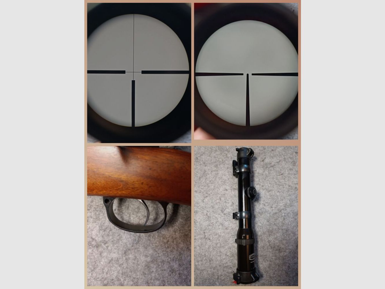 CZ BRNO Frankonia 98er Stutzen mit zwei ZF + Rückstecher Abzug