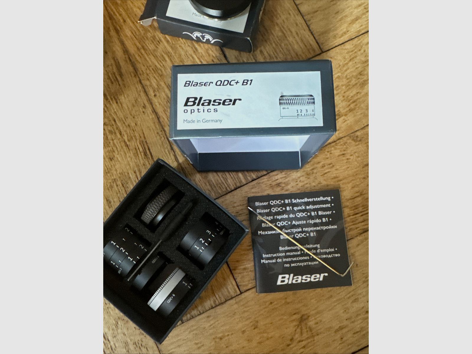 Blaser Zielfernrohr B1 2,8–20 × 50 iC mit Blaser ODC+ & Objektiv‑Cover +Schiene