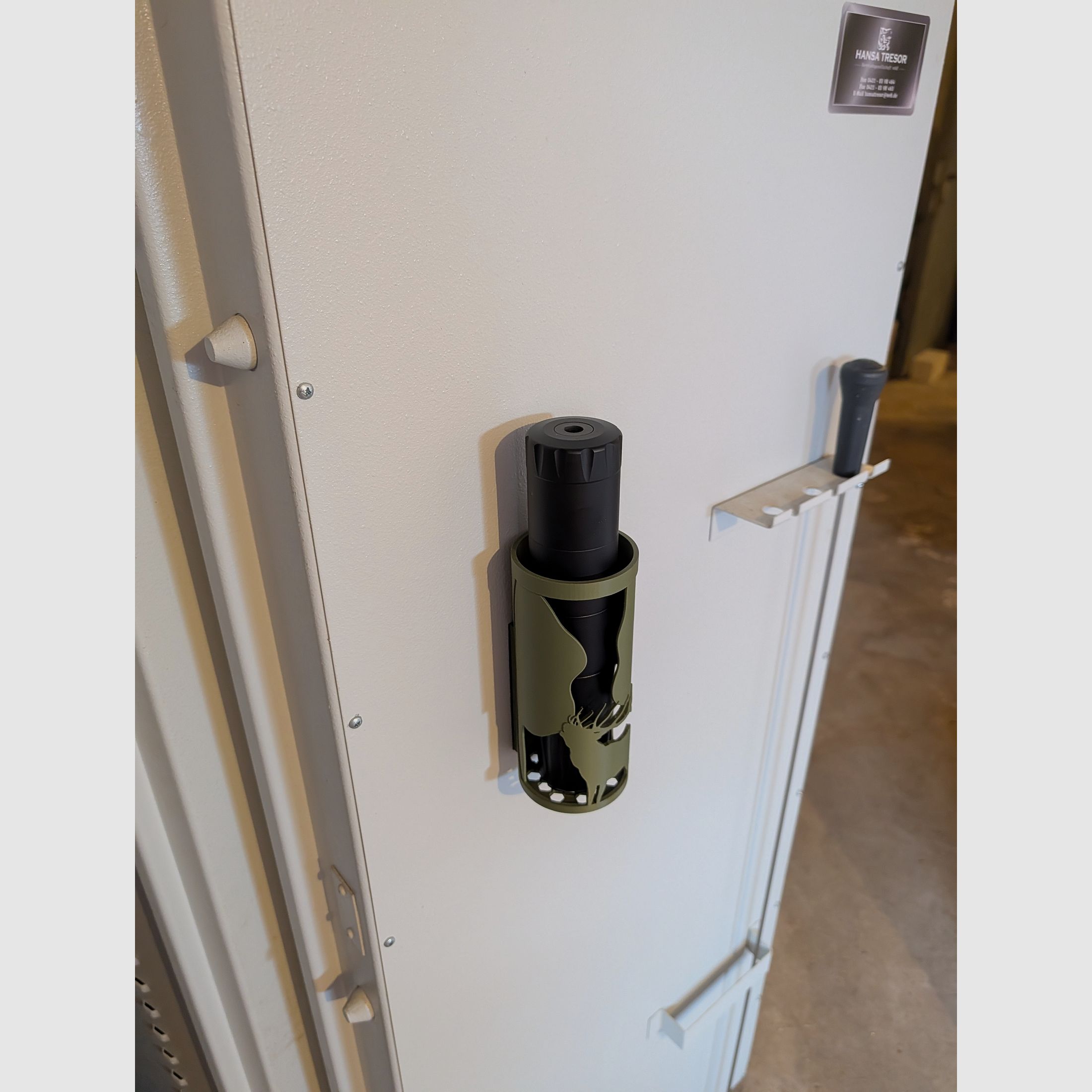 Soporte de silenciador magnético con diseño de ciervo - 65mm