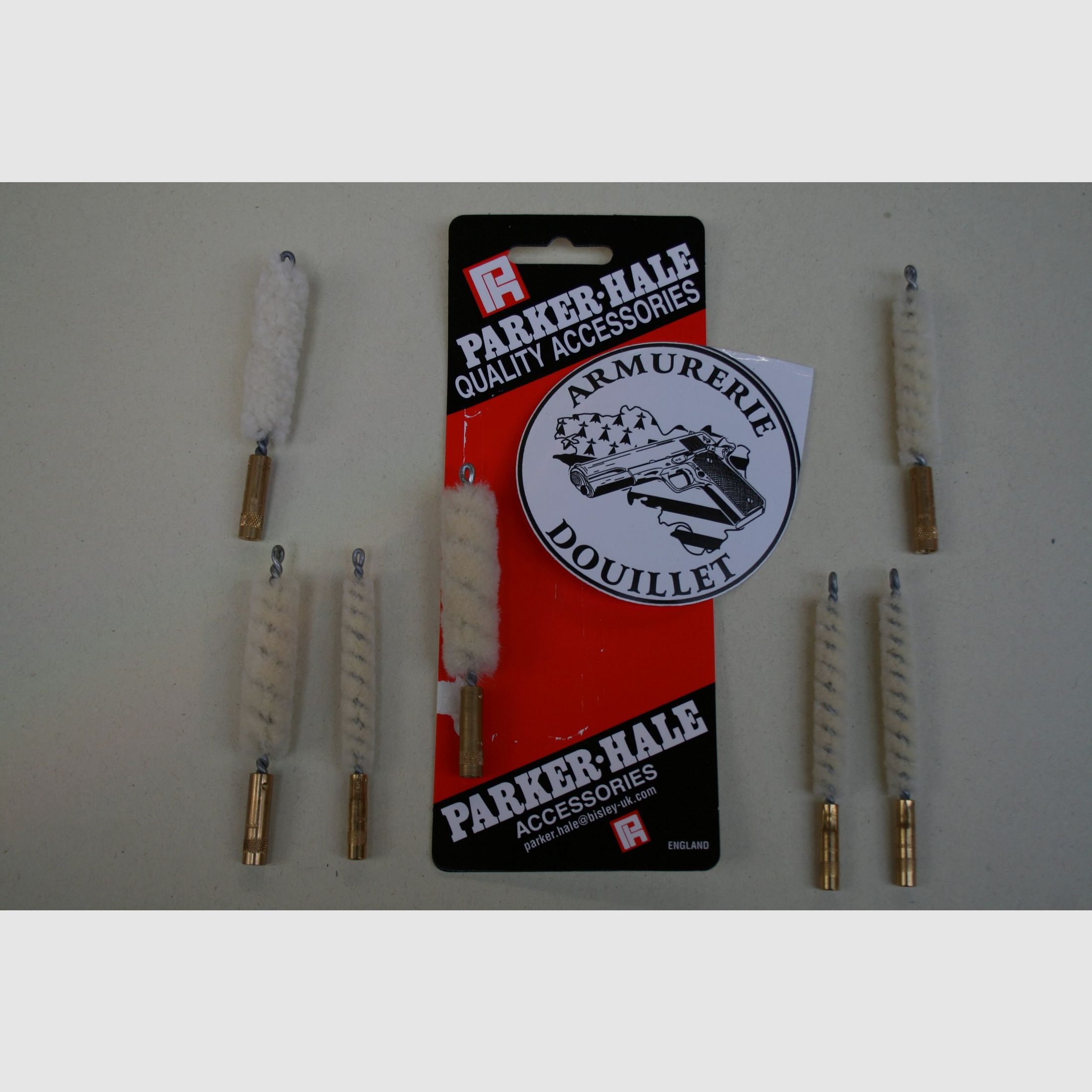 Ecouvillons cal 40, 10mm Parker Hale laine, image 2 sur 2