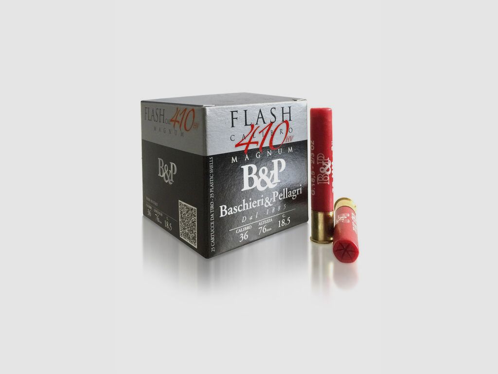 Cartuchos de tiro BASCHIERI & PELLAGRI (B&P) F2 FLASH OE 12 28G 7,5, imagen 2 de 3