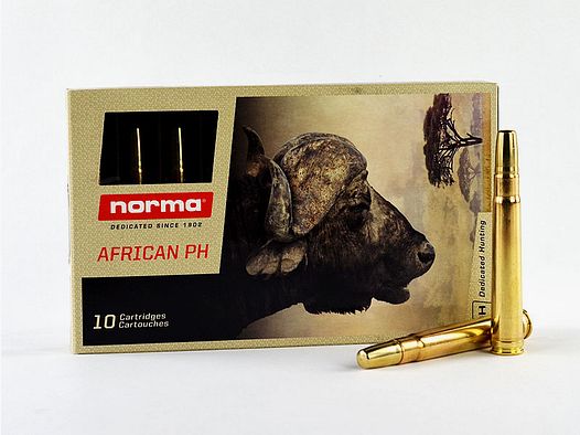 NORMA AFRICAN PH .375 H&H Magnum, SOLID 300 grs 1 Pack (10 shots at €10.90 each *)