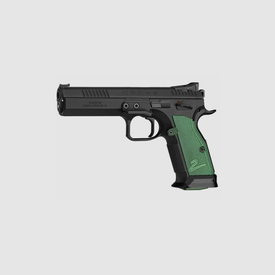 CZ Pistole TS 2 Racing Green halbautomatische Pistole, 9mm Luger sofort verfügbar, Versand +20€ - UVP: 2629€