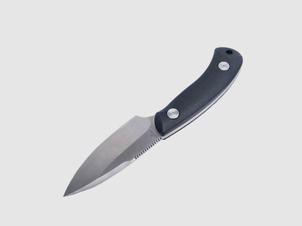 Herbertz Gürtelmesser D2 schwarz G10 Jagdmesser