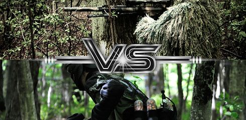 Airsoft vs. Paintball