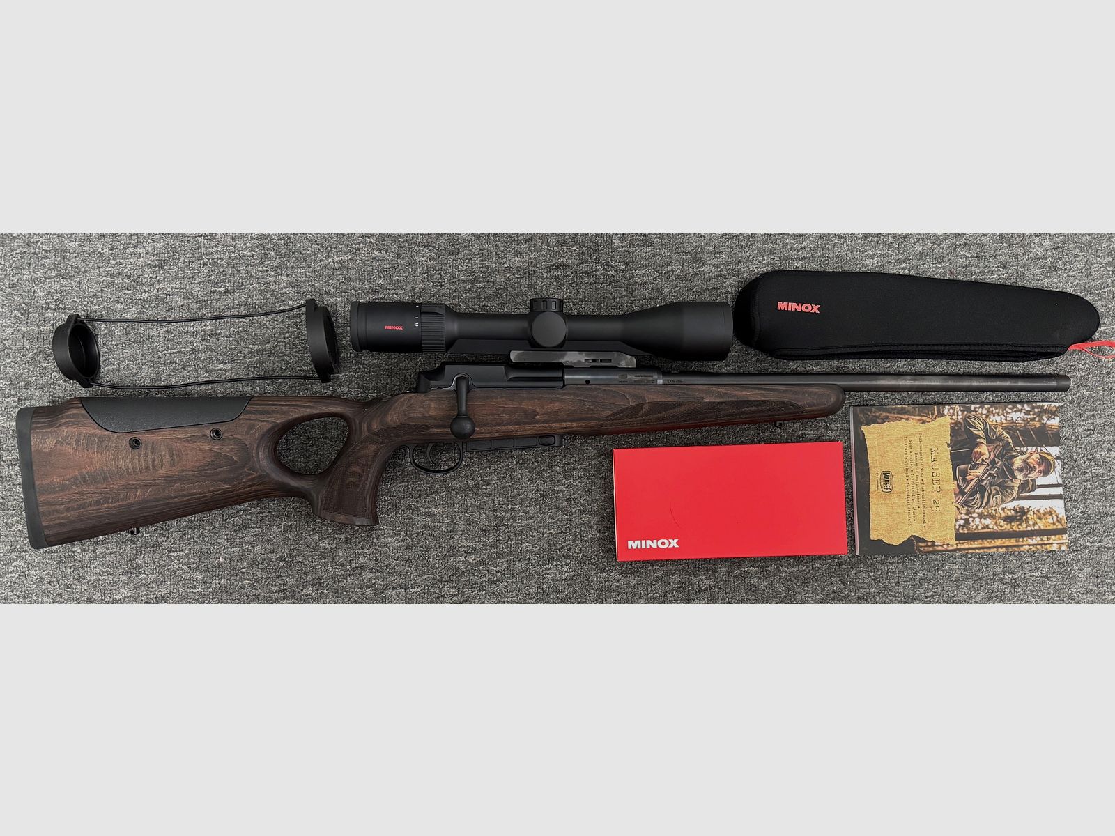 Mauser 25 - brandneu - Kaliber .308 mit Minox RS-4  2,5-10x50