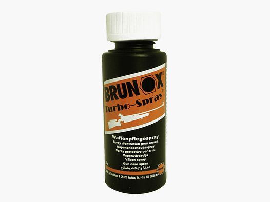 Brunox Turbo spray de mantenimiento de armas - botella de 100 ml