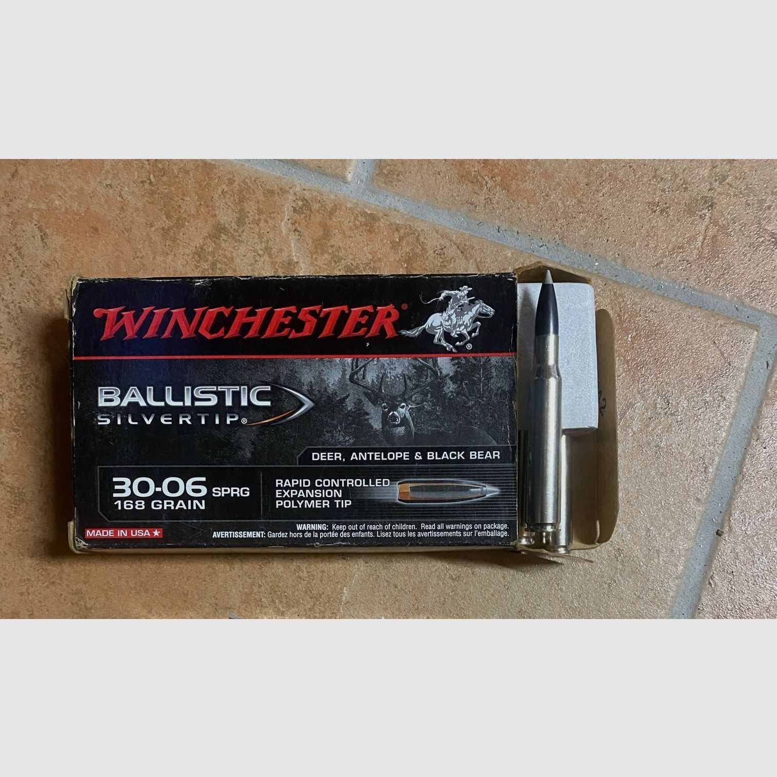 Winchester Ballistic Silvertip .30-06 168gr