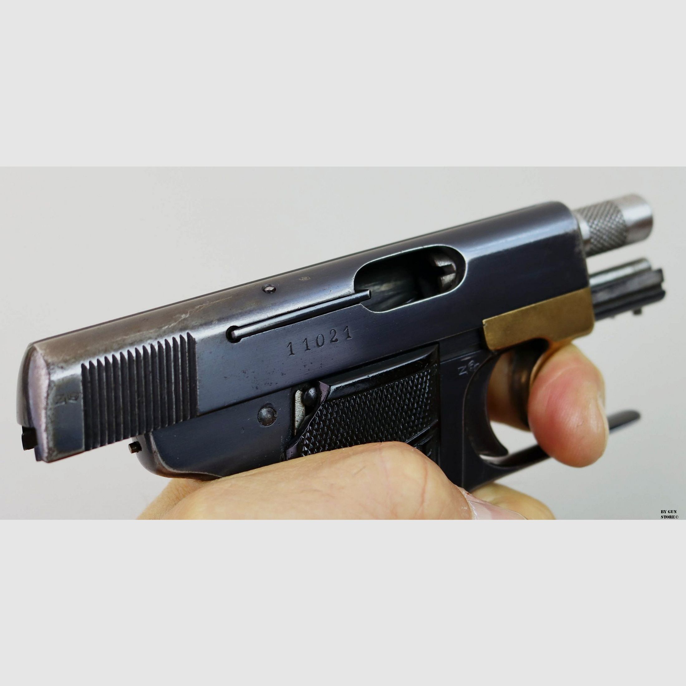 Lignose pistol mod. 2A “One hand” cal. 6.35 mm matr. 11021, image 7 of 7