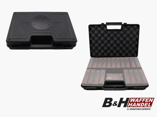 n.b. Valigia per un'arma corta: pistola | revolver | valigia per munizioni 1000 colpi 9mm