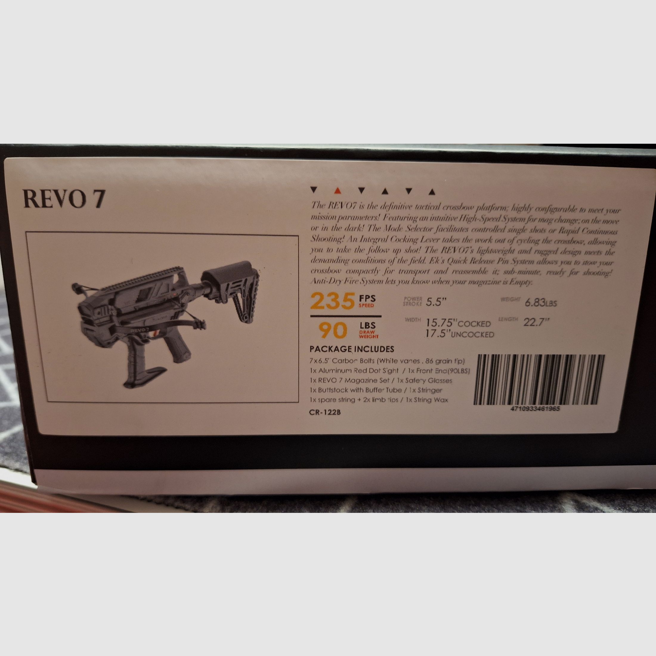 REVO 7 NEU! Taktische Pistolenarmbrust der 3. Generation
